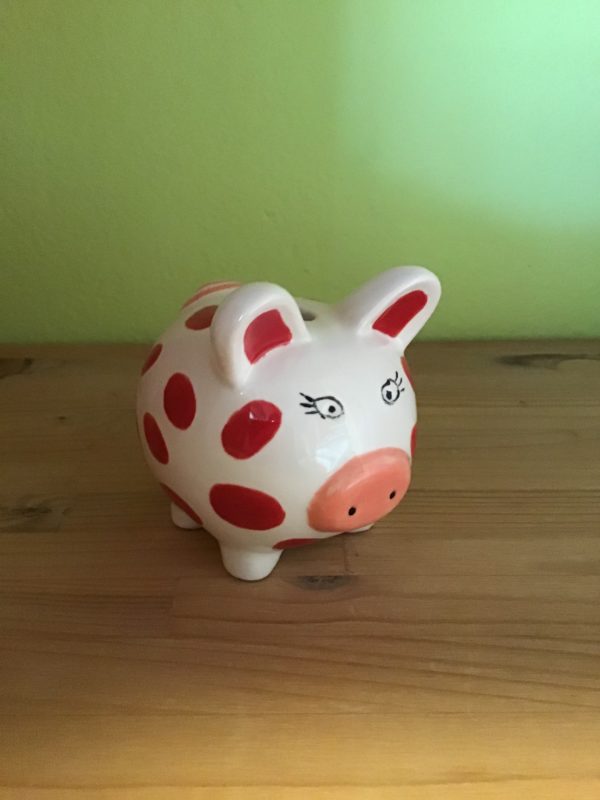 Keramik zuhausemalen.de | Piggy Bank <span style="font-size: 10px">(Farbgröße M)</span> Glücksbringer