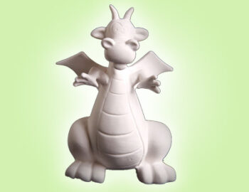 Keramik zuhausemalen.de | Freddy der Drache <span style="font-size: 10px">(Farbgröße S)</span> Figuren