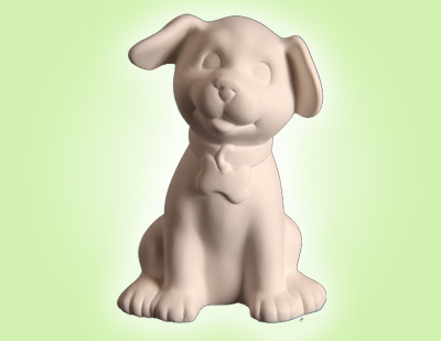 Keramik zuhausemalen.de | Spardose Hund <span style="font-size: 10px">(Farbgröße M)</span> Spardosen