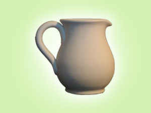 Keramik zuhausemalen.de | Krug bauchig 0,5 Liter <span style="font-size: 10px">(Farbgröße M)</span> Krüge & Kannen