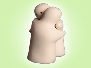 Keramik zuhausemalen.de | Salz+Pfeffer Love Set <span style="font-size: 10px">(Farbgröße S)</span> Für den Tisch