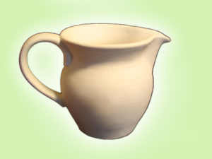 Keramik zuhausemalen.de | Milchkännchen Milchmann <span style="font-size: 10px">(Farbgröße M)</span> Krüge & Kannen
