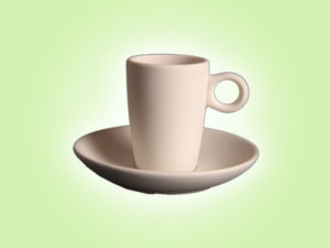 Keramik zuhausemalen.de | New York Espressotasse mit Untertasse <span style="font-size: 10px">(Farbgröße S)</span> Tassen&Becher
