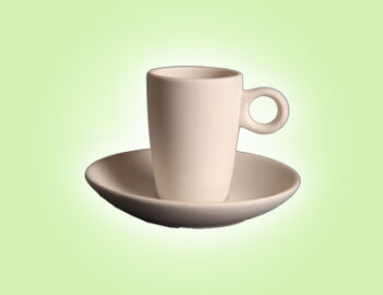 Keramik zuhausemalen.de | New York Espressotasse mit Untertasse <span style="font-size: 10px">(Farbgröße S)</span> Tassen&Becher