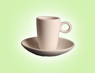 Keramik zuhausemalen.de | New York Espressotasse mit Untertasse <span style="font-size: 10px">(Farbgröße S)</span> Tassen&Becher