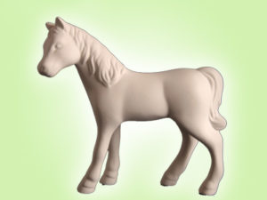 Keramik zuhausemalen.de | Pony <span style="font-size: 10px">(Farbgröße M)</span> Figuren