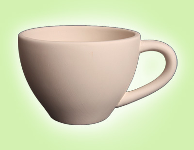 Keramik zuhausemalen.de | Wiener Melange Tasse (Farbgröße M) Tassen&Becher