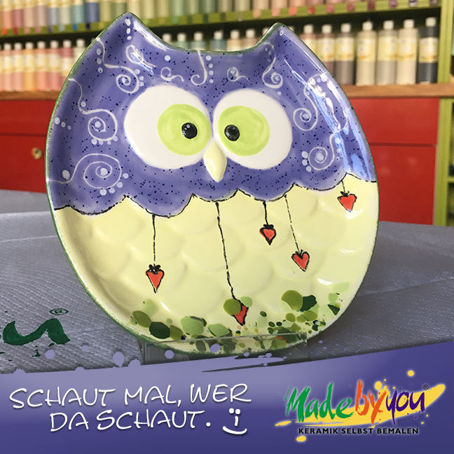 Keramik zuhausemalen.de | Schale eco 11 ( Farbgröße S) Schüsseln&Schalen