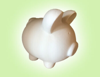 Keramik zuhausemalen.de | Piggy Bank <span style="font-size: 10px">(Farbgröße M)</span> Glücksbringer