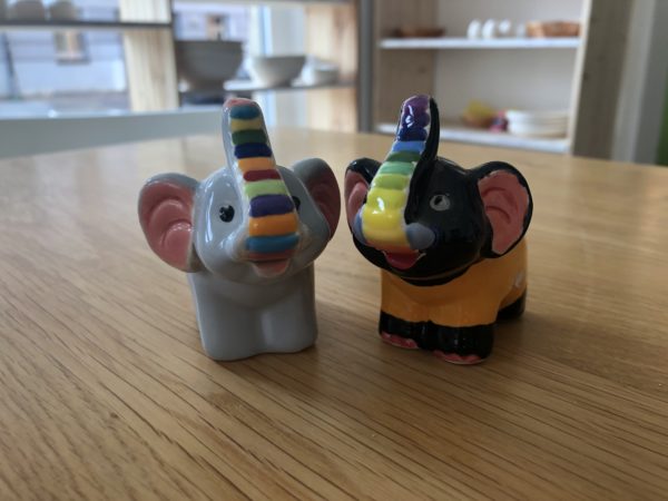 Keramik zuhausemalen.de | Baby  Elefant (Farbgröße S) Figuren