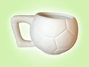 Keramik zuhausemalen.de | Fußball Tasse (Farbgröße M) Tassen&Becher