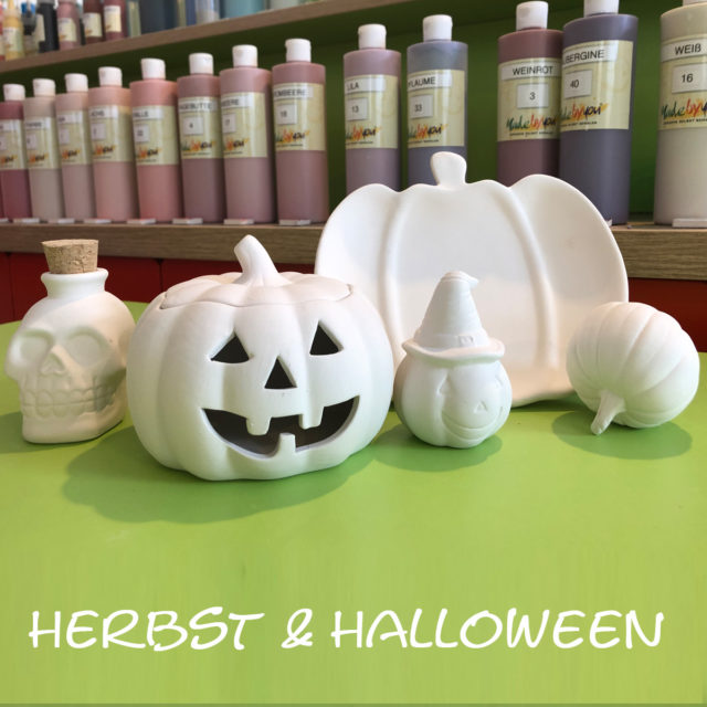 Herbst & Halloween – Keramik selbst (zuhause) bemalen Herbst & Halloween – Keramik selbst (zuhause) bemalen