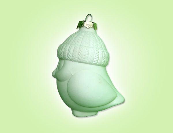 Keramik zuhausemalen.de | Eule zum Hängen <span style="font-size: 10px">(Farbgröße S)</span> Weihnachten