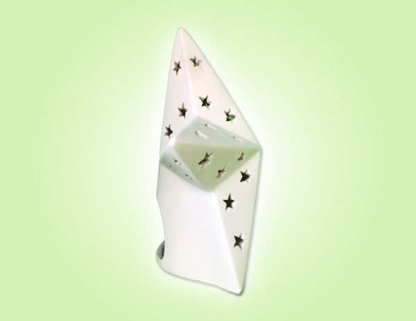 Keramik zuhausemalen.de | Leuchtstern für Teelichter <span style="font-size: 10px">(Farbgröße M)</span> Weihnachten