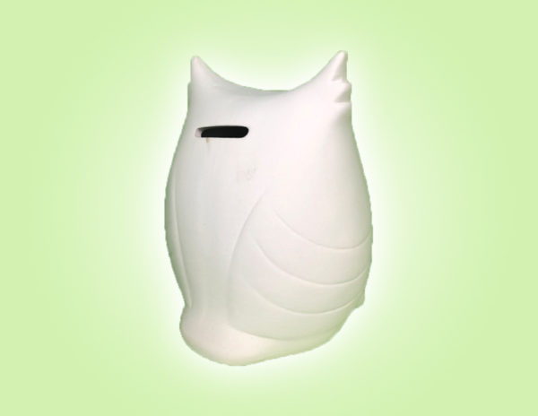 Keramik zuhausemalen.de | Spardose Eule  <span style="font-size: 10px">(Farbgröße M)</span> Spardosen