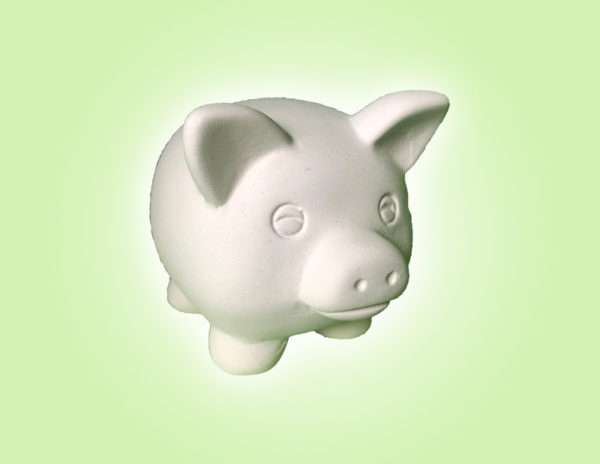 Keramik zuhausemalen.de | Mini Schweinchen ( Farbgröße S) Figuren