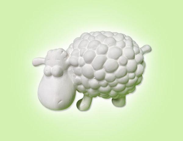 Keramik zuhausemalen.de | Flauschi das Schaf (Farbegröße S) Figuren