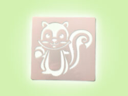 Keramik zuhausemalen.de | Schablone Streifen-/Eichhörnchen 13 × 13 cm Schablonen & Stempel Keramik zuhausemalen.de | Schablone Streifen-/Eichhörnchen 13 × 13 cm Schablonen & Stempel