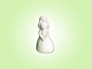 Keramik zuhausemalen.de | Mini Prinzessin Mary Höhe 4,5 cm <span style="font-size: 10px">(Farbgröße XXS)</span> unsere kleinen Littels