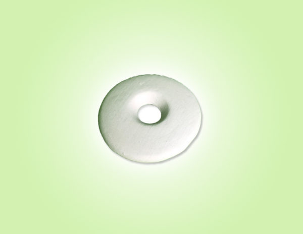 Keramik zuhausemalen.de | Ketten Anhänger Donut  Ø4 cm <span style="font-size: 10px">(Farbgröße XXS)</span> Perlen & Anhänger