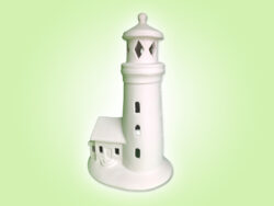 Keramik zuhausemalen.de | Leuchtturm Laterne Höhe ca. 20 cm (Farbgröße M) Allerlei Utensilien Keramik zuhausemalen.de | Leuchtturm Laterne Höhe ca. 20 cm (Farbgröße M) Allerlei Utensilien