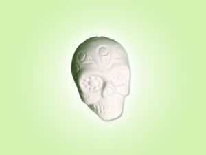 Keramik zuhausemalen.de | Mini Totenkopf H3,5cm <span style="font-size: 10px">(Farbgröße XXS)</span> unsere kleinen Littels