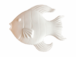 Keramik zuhausemalen.de | Fisch Relief Medium (Farbgröße M) Bad Keramik zuhausemalen.de | Fisch Relief Medium (Farbgröße M) Bad