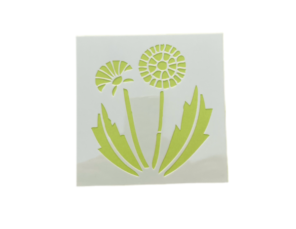 Keramik zuhausemalen.de | Schablone Blume Motiv 004 Schablonen & Stempel