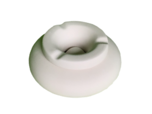 Keramik zuhausemalen.de | Wind Aschenbecher 2-teilig (Farbgröße M) Allerlei Utensilien