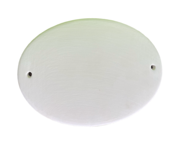 Keramik zuhausemalen.de | Türschild oval <span style="font-size: 10px">(Farbgröße S)</span> Allerlei Utensilien