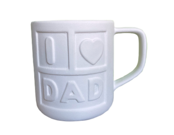 Keramik zuhausemalen.de | Tasse DAD (Farbegröße M) Tassen&Becher