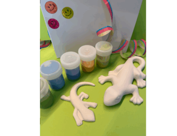 Keramik zuhausemalen.de | Geschenk-Set Gecko Geschenk-Boxen