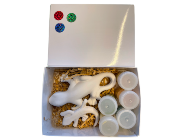 Keramik zuhausemalen.de | Geschenk-Set Gecko Geschenk-Boxen