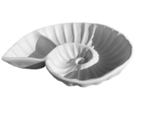 Keramik zuhausemalen.de | Schale „Nautilus“Chip & Dip (Farbgröße L) Schüsseln&Schalen
