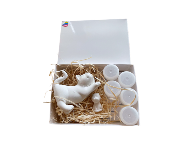 Keramik zuhausemalen.de | Geschenk Set Kitty C Geschenk-Boxen