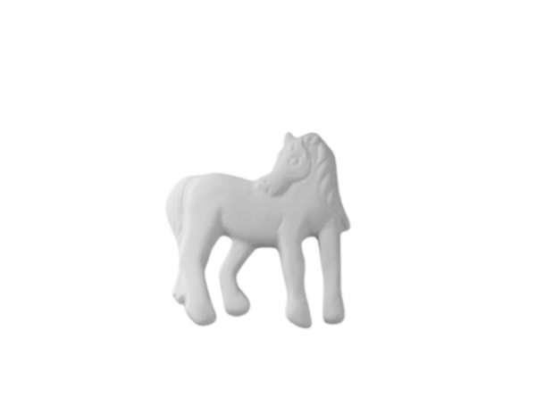 Keramik zuhausemalen.de | kleines Relief Pferd (Farbgröße XS) Figuren