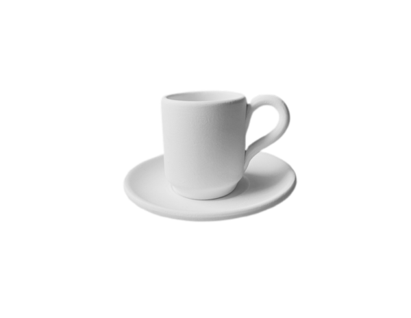 Keramik zuhausemalen.de | Espresso Tasse mit Untertasse ( Farbgröße S) Tassen&Becher
