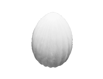 Keramik zuhausemalen.de | Osterei mit Rillen ( Farbgröße S) Ostern